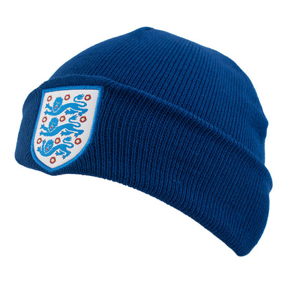 Navy - Back - England FA Cuffed Beanie