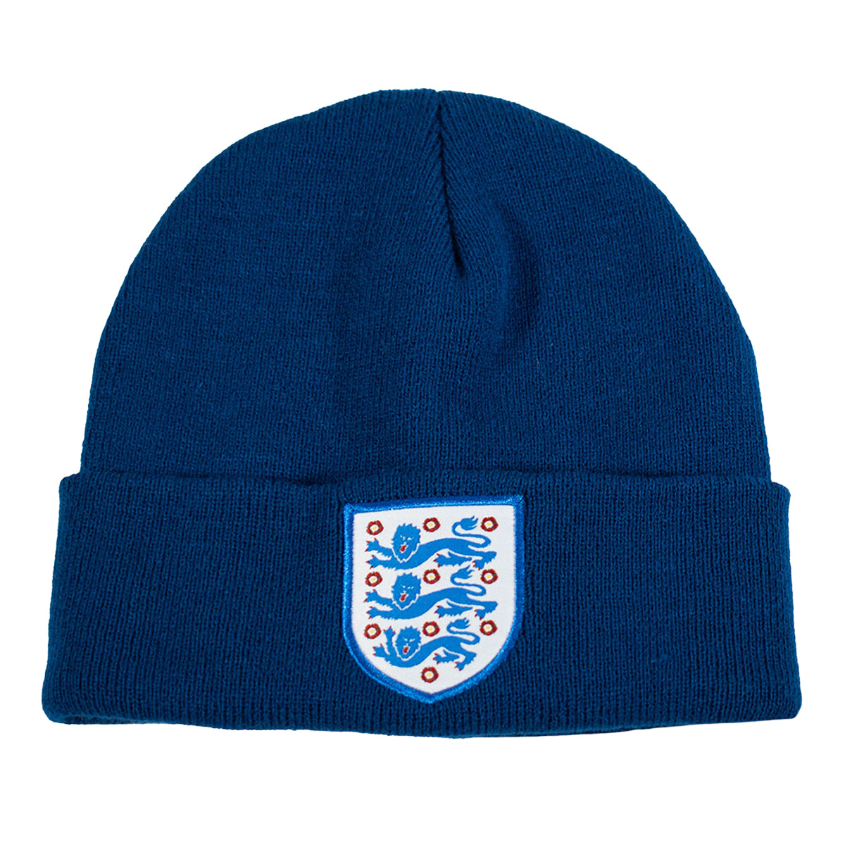 Navy - Front - England FA Cuffed Beanie