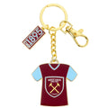 Maroon-Blue - Back - West Ham United FC Shirt Keyring