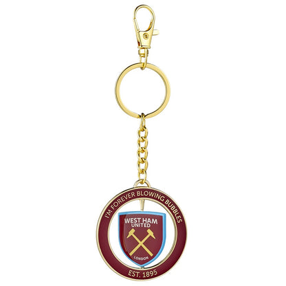 Maroon - Side - West Ham United FC Spinner Keyring