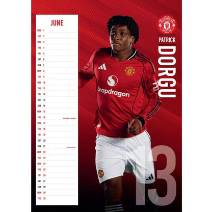 Multicoloured - Lifestyle - Manchester United FC 2026 A3 Wall Calendar