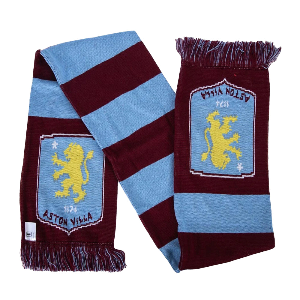 Blue-Yellow-Claret - Side - Aston Villa FC Jacquard Bar Scarf