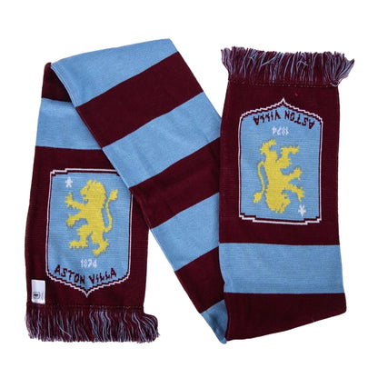 Blue-Yellow-Claret - Side - Aston Villa FC Jacquard Bar Scarf