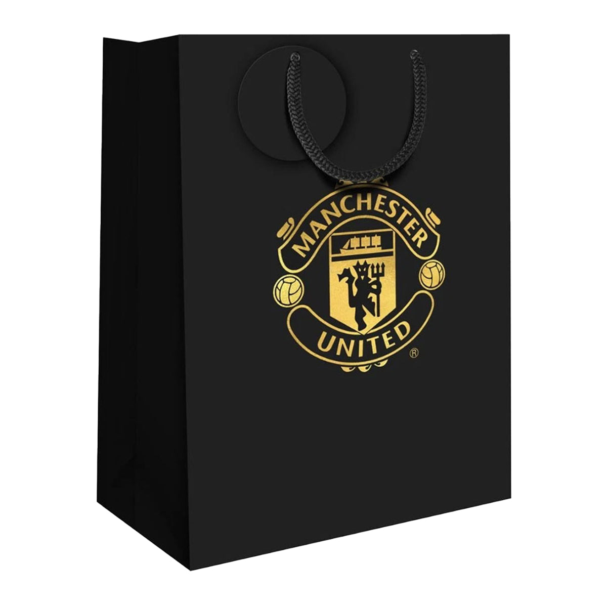 Black-Gold - Front - Manchester United FC Gift Bag