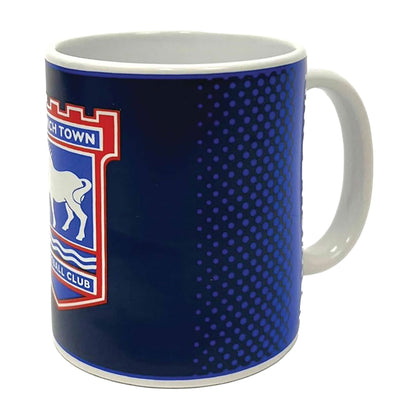 Red-White-Gold - Back - Ipswich Town FC Fade 315ml Mug