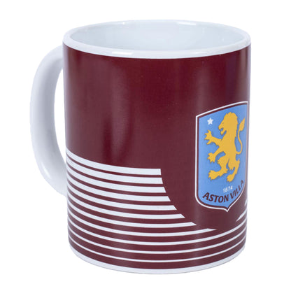 Claret-Sky Blue-Yellow - Side - Aston Villa FC Line Mug