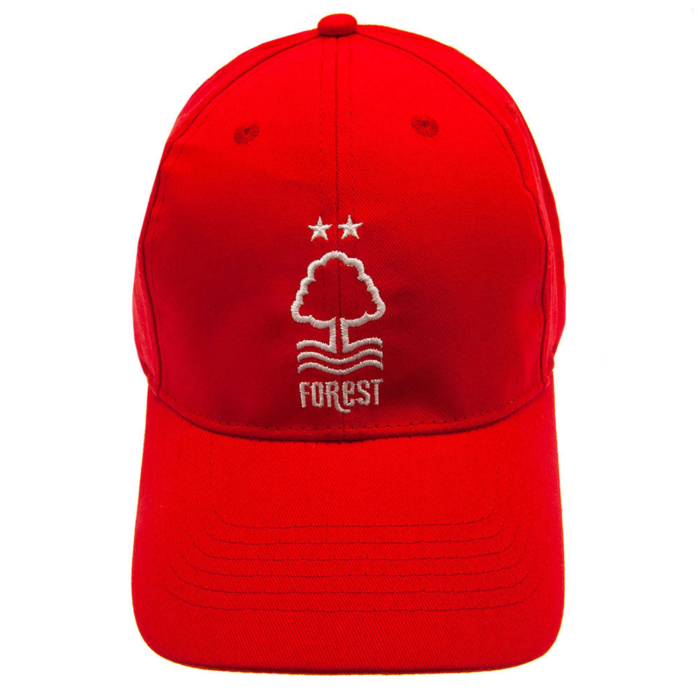 Red - Front - Nottingham Forest FC Unisex Adult Baseball Cap