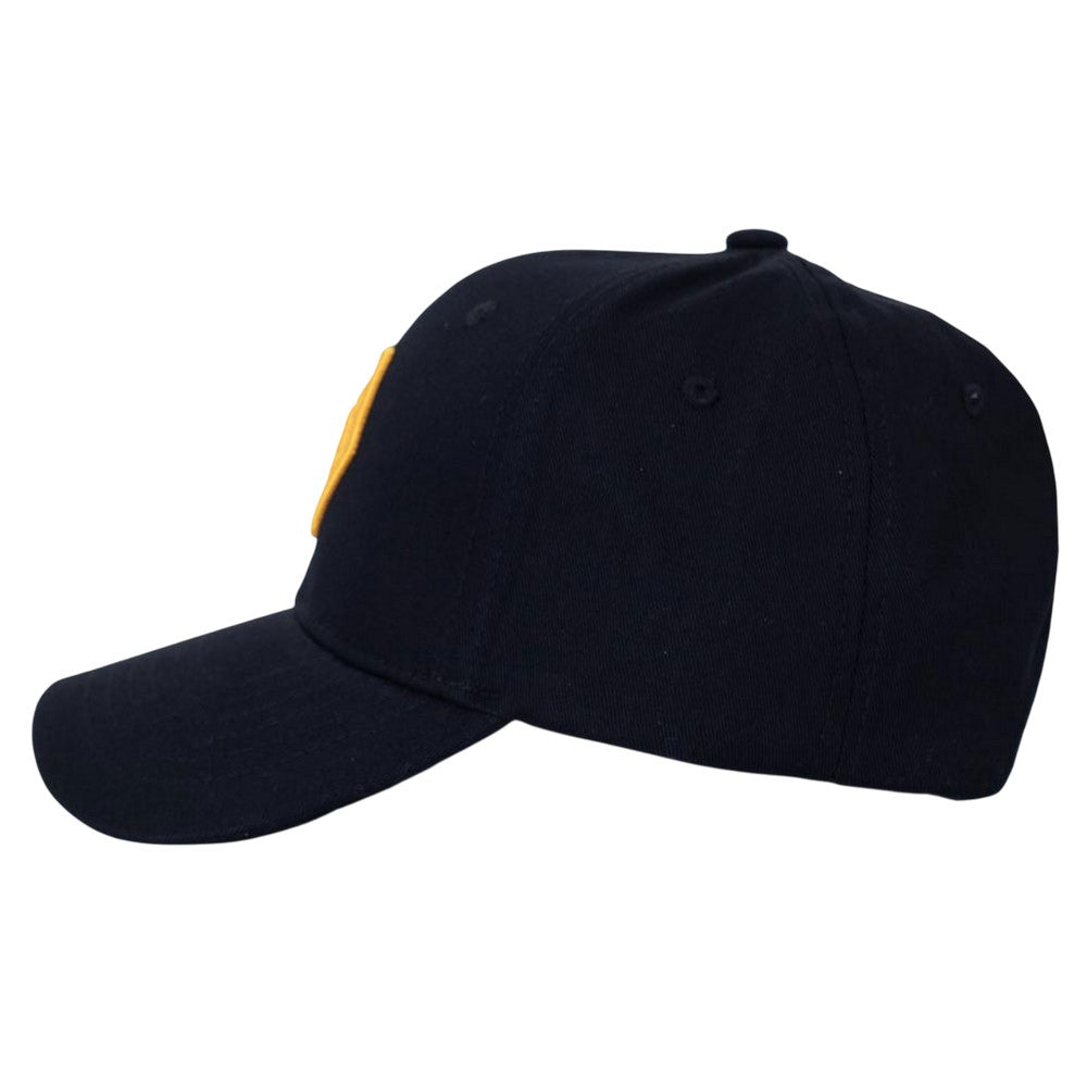 Black-Yellow - Side - Wolverhampton Wanderers FC Unisex Adult Baseball Cap
