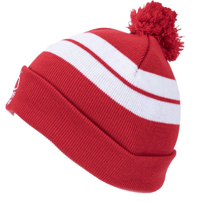 Red-White - Back - Nottingham Forest FC Unisex Adult Bar Knitted Ski Hat