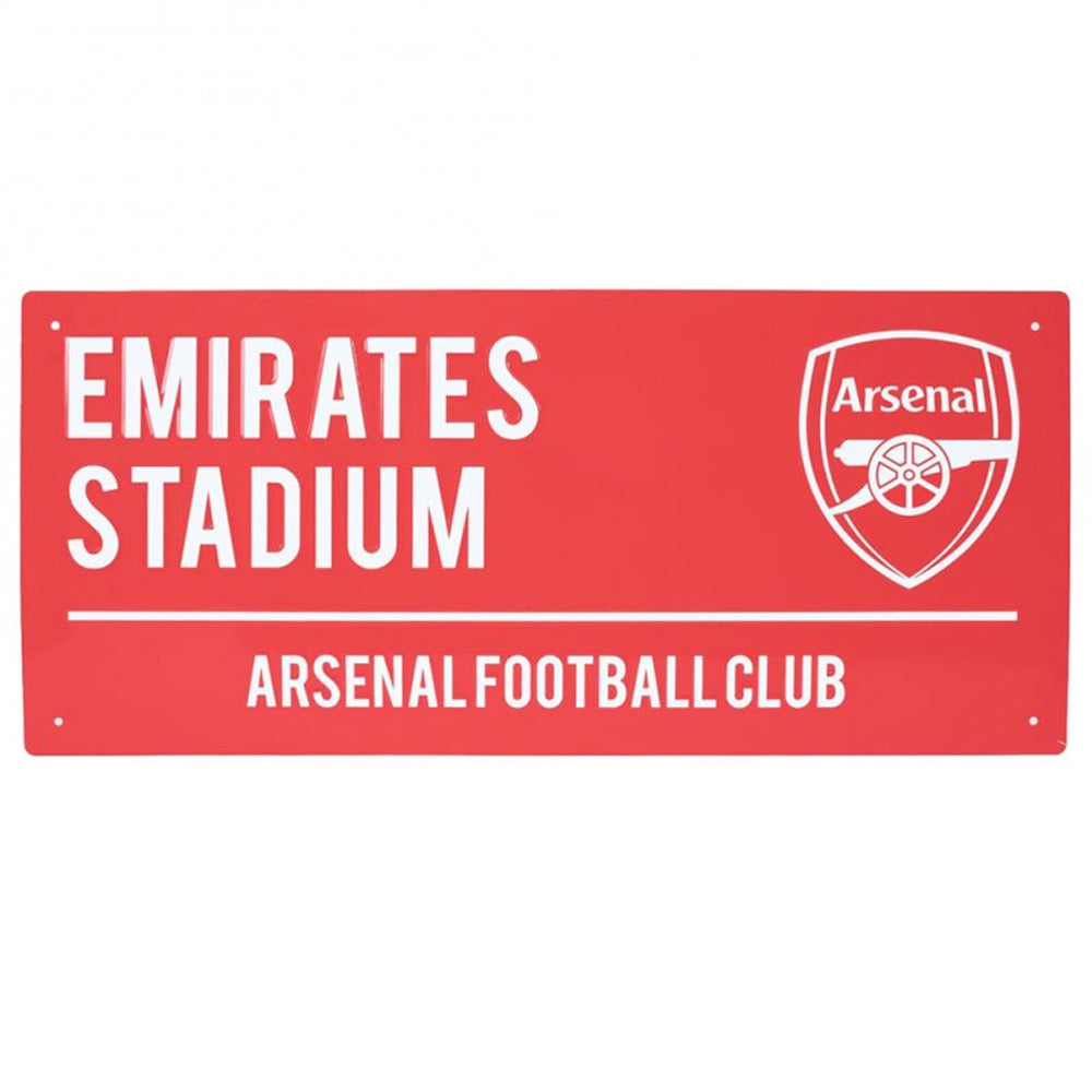 Red-White - Front - Arsenal FC Street Sign