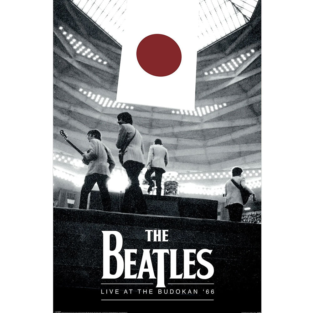 Black-White - Front - The Beatles Live At The Budokan ´66 Poster