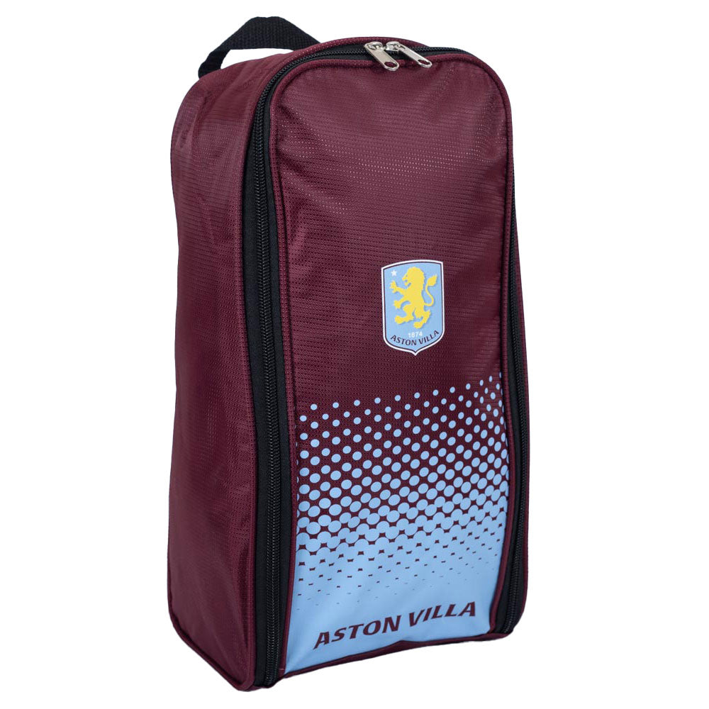 Claret-Blue - Front - Aston Villa FC Fade Boot Bag