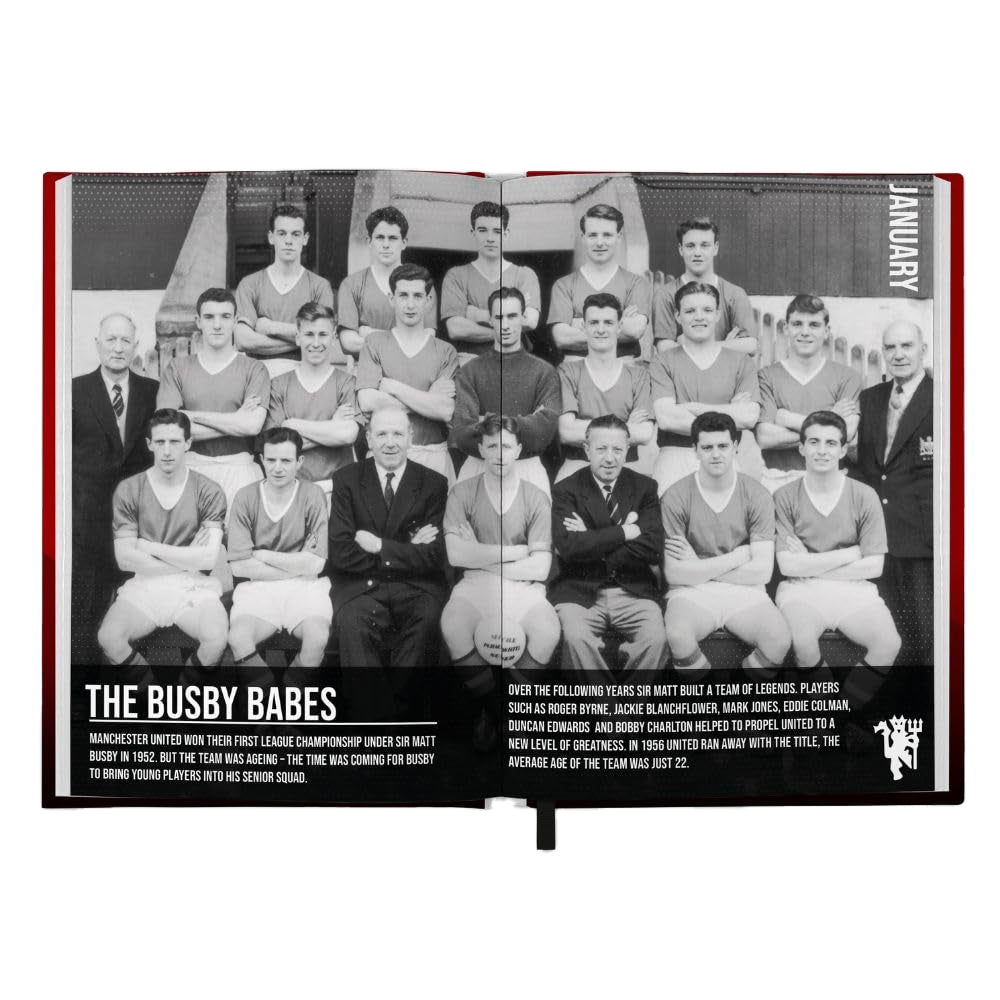 Red-Gold - Back - Manchester United FC 2026 A5 Diary