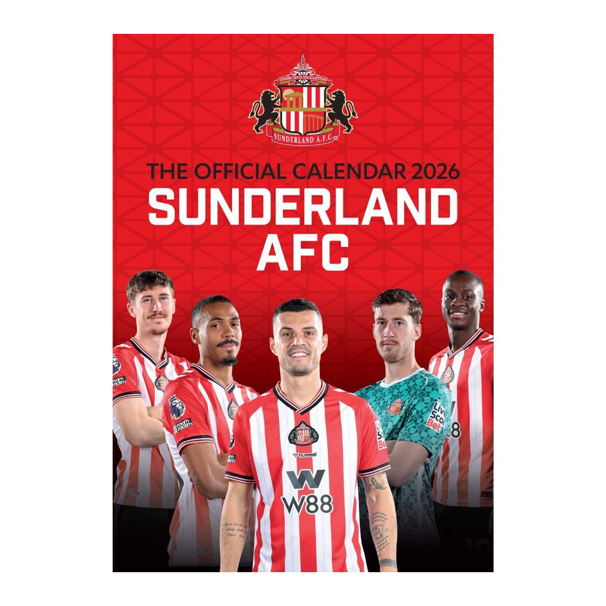 Red-White - Front - Sunderland AFC 2026 A3 Wall Calendar