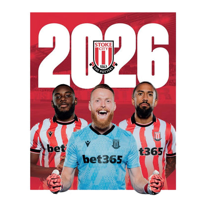 Red-White-Blue - Front - Stoke City FC 2026 A3 Wall Calendar