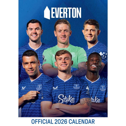 Blue-White - Front - Everton FC 2026 A3 Wall Calendar