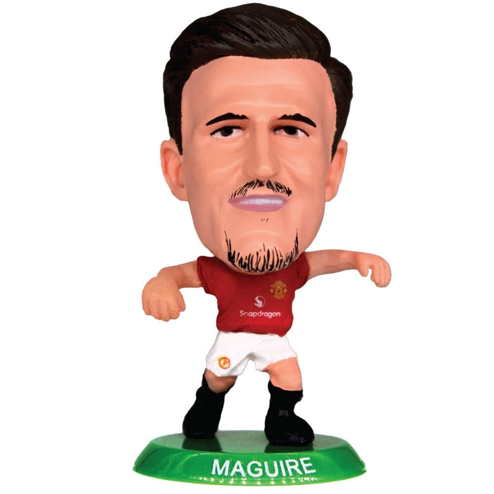 Red-Yellow - Front - Manchester United FC Bruno Fernandes SoccerStarz Collectable Figurine