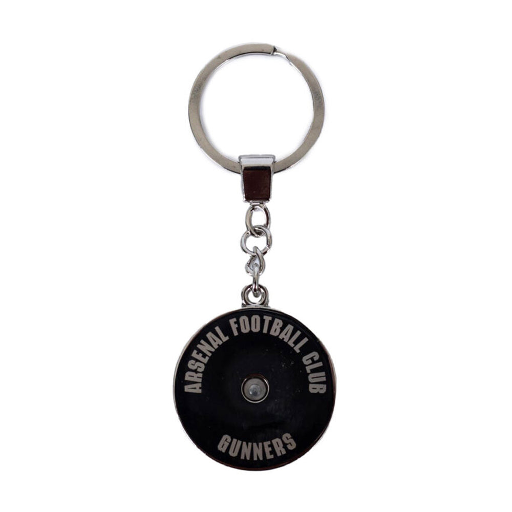 Red-Gold - Back - Arsenal FC Spinner Fidget Keyring