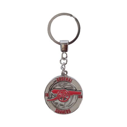 Red-Gold - Front - Arsenal FC Spinner Fidget Keyring
