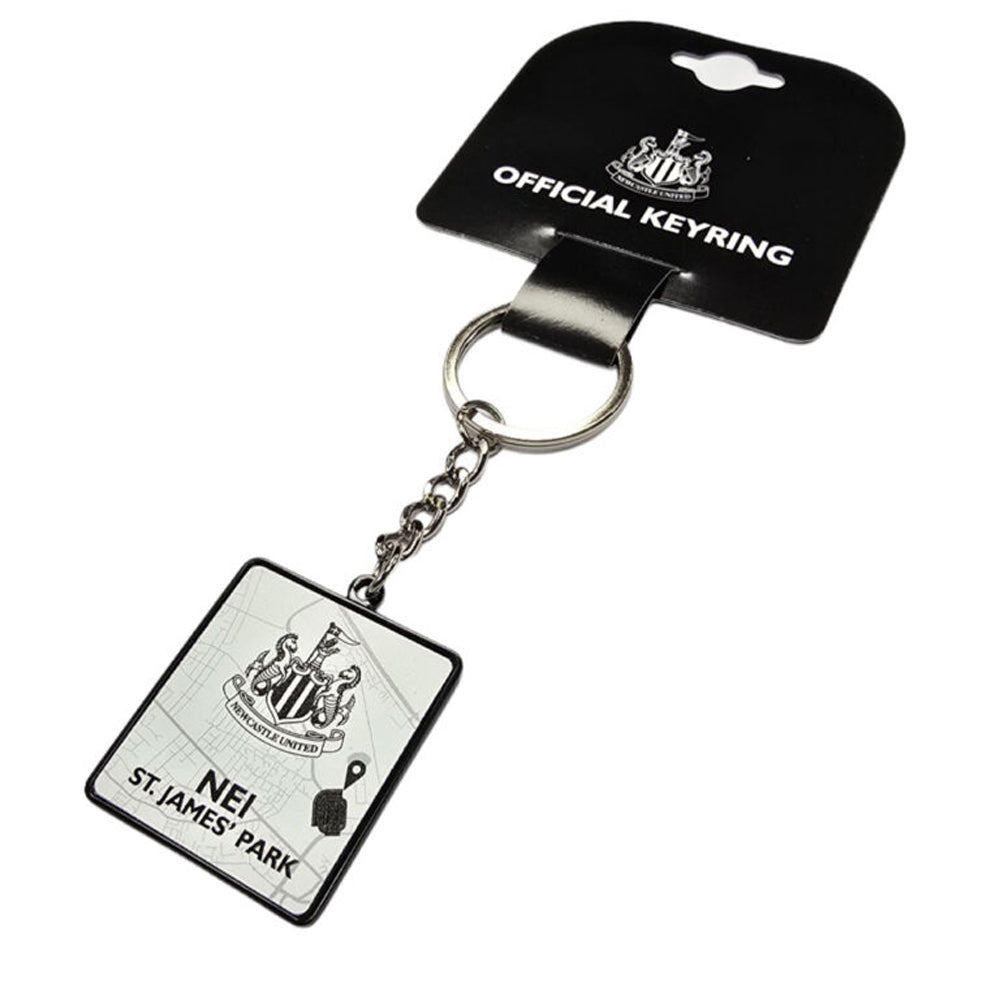 Black-White - Back - Newcastle United FC Route To St James´ Park Keyring