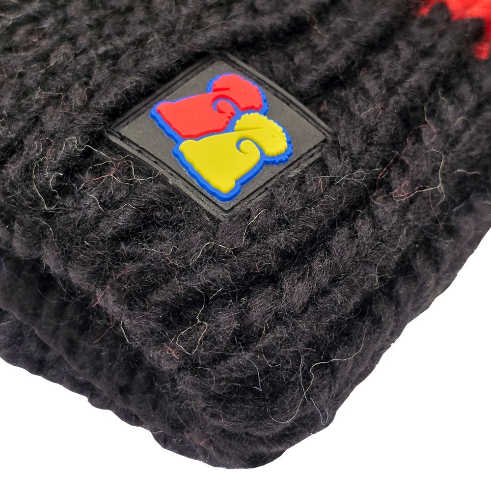 Multicoloured - Side - Harry Potter Unisex Adult Logo Bobble Beanie