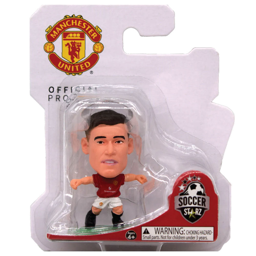 Red-Yellow - Back - Manchester United FC Manuel Ugarte SoccerStarz Collectable Figurine