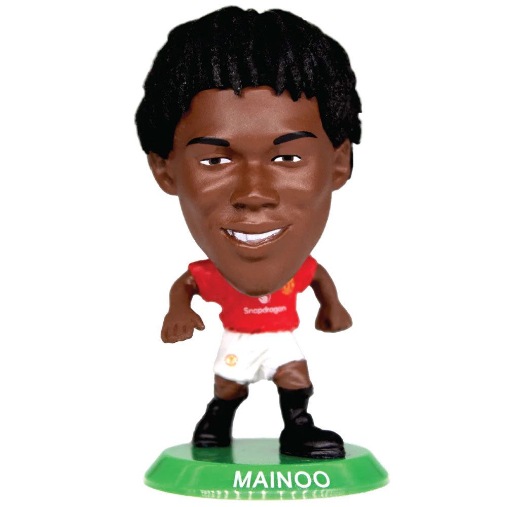 Red-Yellow - Front - Manchester United FC Kobbie Mainoo SoccerStarz Collectable Figurine