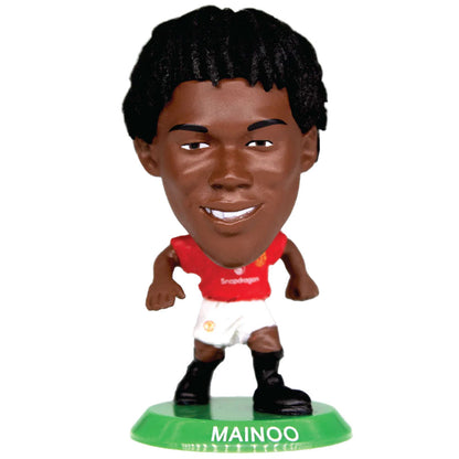 Red-Yellow - Front - Manchester United FC Kobbie Mainoo SoccerStarz Collectable Figurine