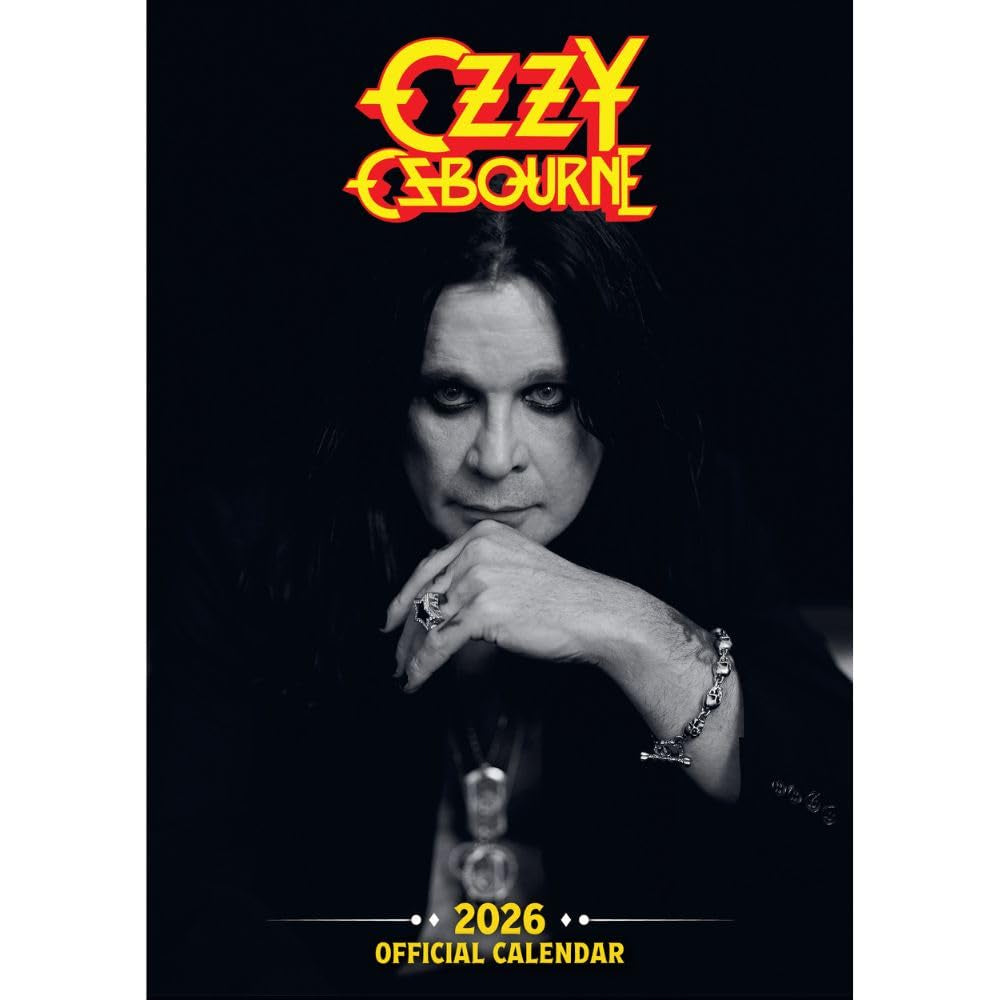 Multicoloured - Front - Ozzy Osbourne 2026 A3 Wall Calendar