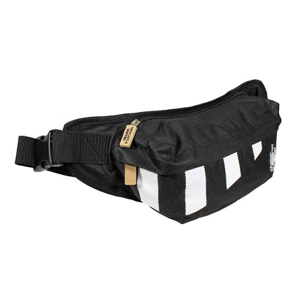 Black-White - Back - Newcastle United FC Unisex Adult Stripe Crossbody Bag