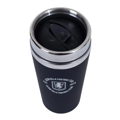 Black - Side - Aston Villa FC Executive 450ml Travel Mug