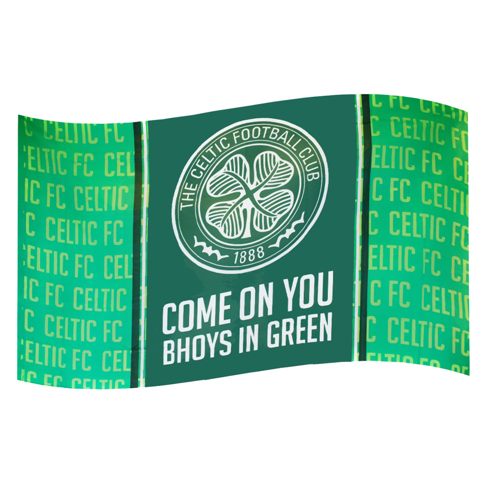 Green-White - Front - Celtic FC Bhoys Flag