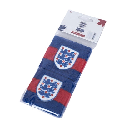 Red-Navy - Side - England FA Unisex Adult Wristband (Pack of 2)