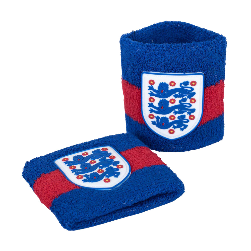 Red-Navy - Front - England FA Unisex Adult Wristband (Pack of 2)