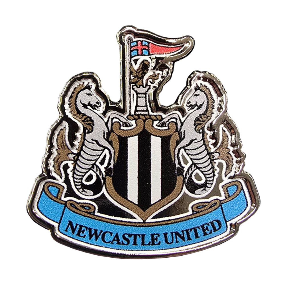 Blue-Black-White-Yellow - Back - Newcastle United FC Crest Badge Set (Pack of 3)