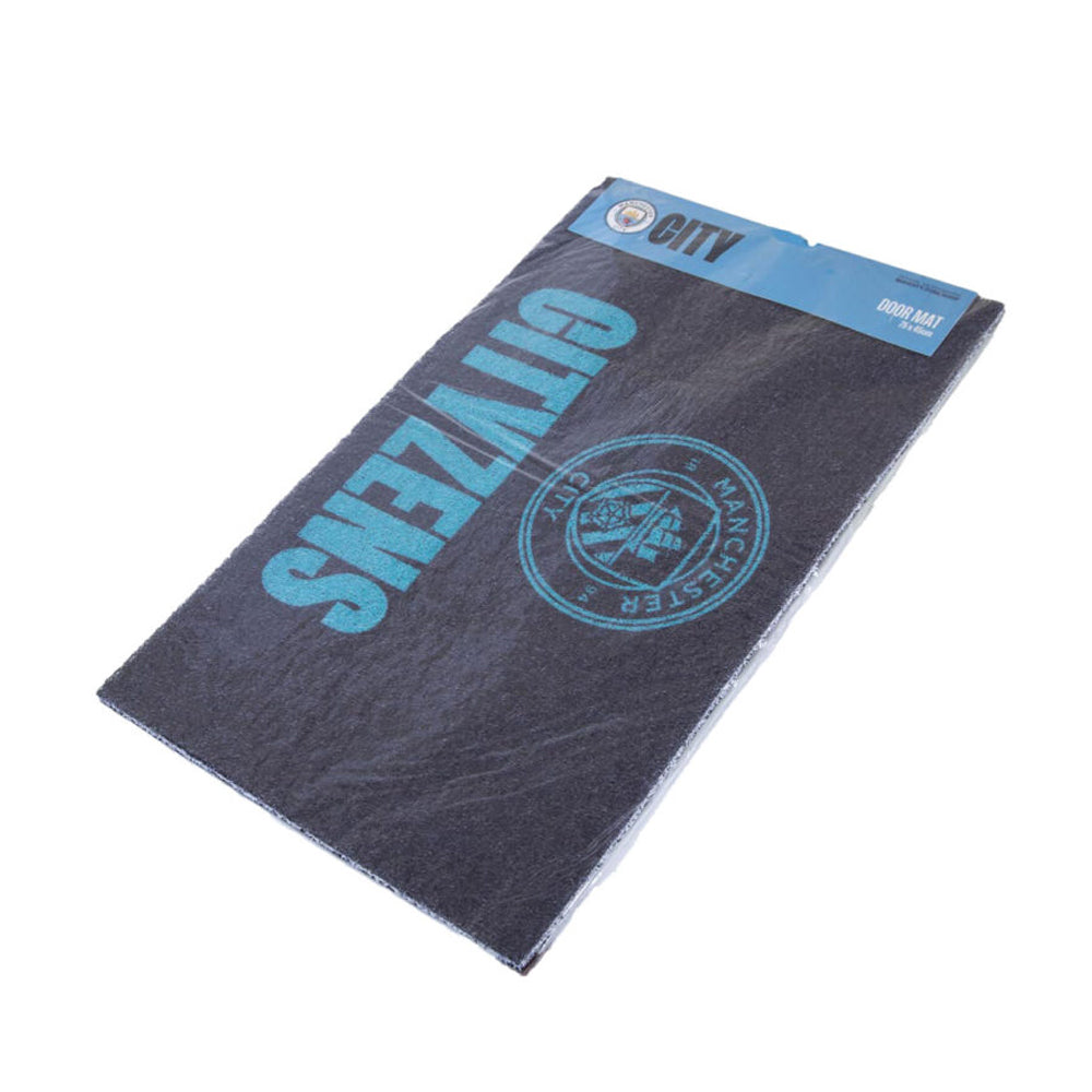 Navy-Gold-Red - Lifestyle - Manchester City FC Loop Pile Door Mat