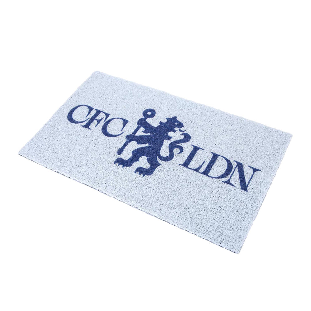 Blue - Back - Chelsea FC Loop Pile Door Mat