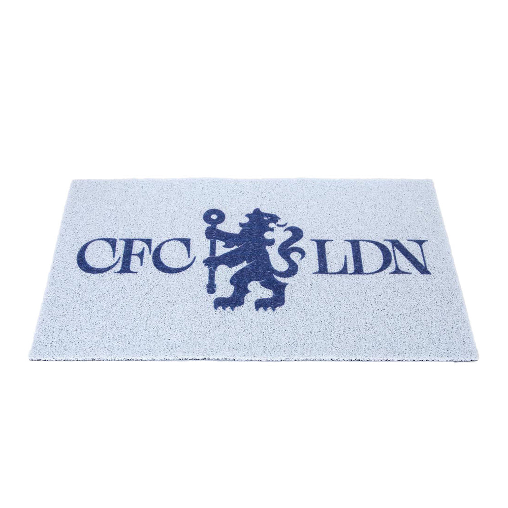 Blue - Front - Chelsea FC Loop Pile Door Mat