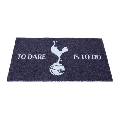 Blue-White - Front - Tottenham Hotspur FC Loop Pile Door Mat