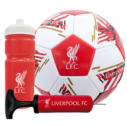 Red-White - Front - Liverpool FC Printed Signature Gift Set