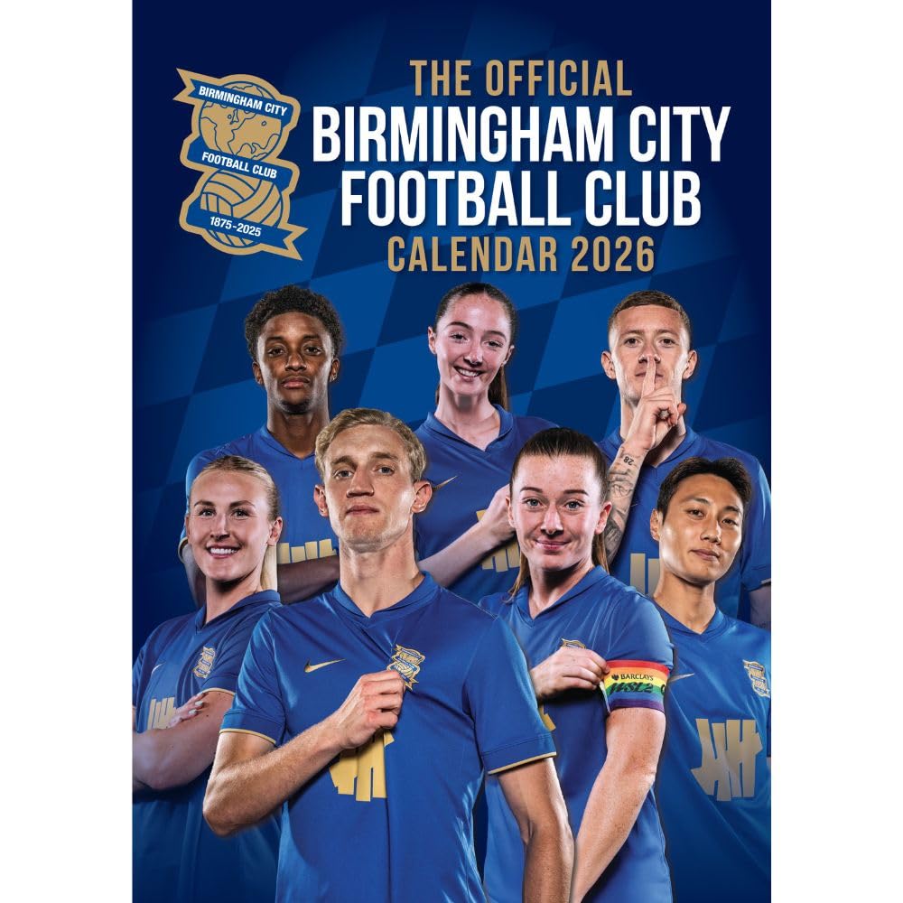 Multicoloured - Front - Birmingham City FC 2026 A3 Wall Calendar