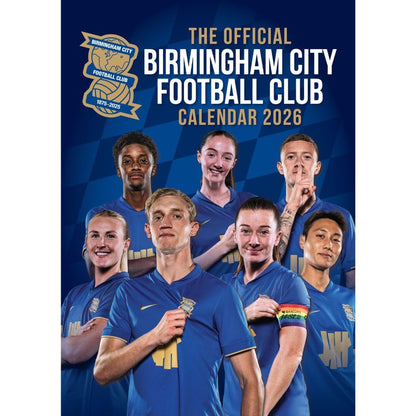 Multicoloured - Front - Birmingham City FC 2026 A3 Wall Calendar