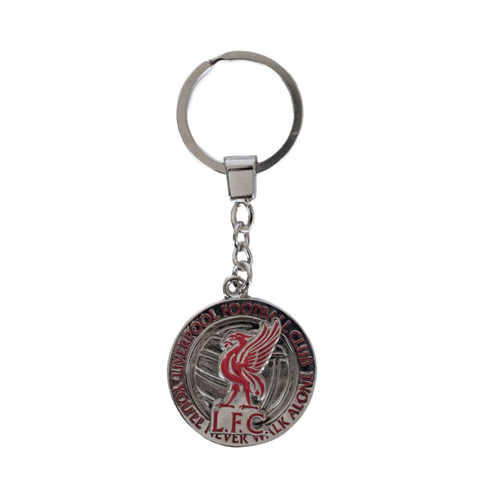 Red - Front - Liverpool FC Fidget Spinner Keyring