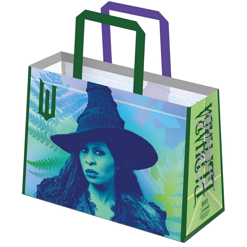 Multicoloured - Back - Wicked Elphaba and Glinda Reusable Bag
