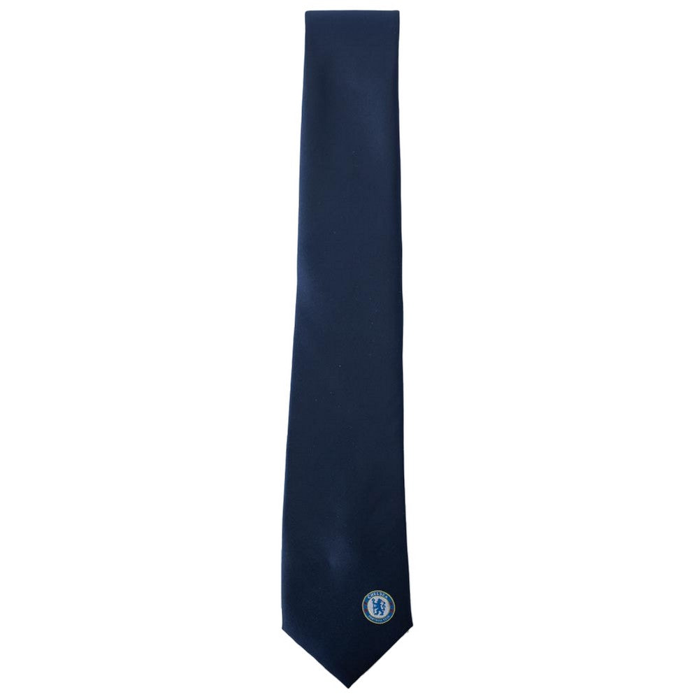 Navy - Pack Shot - Chelsea FC Crest Tie