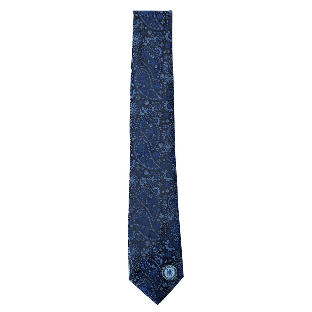 Navy - Lifestyle - Chelsea FC Paisley Tie