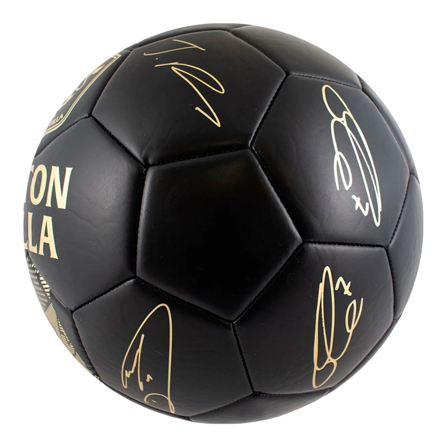 Black - Side - Aston Villa FC Gold Phantom Signature Training Football