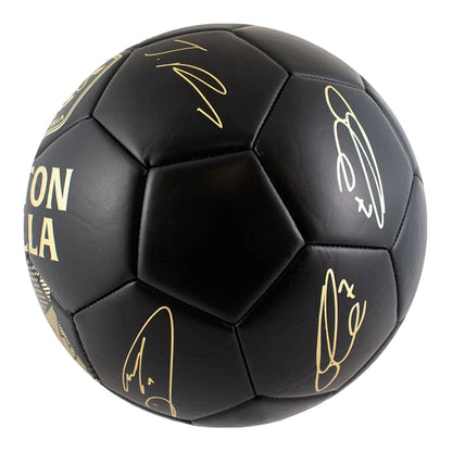 Black - Side - Aston Villa FC Gold Phantom Signature Training Football