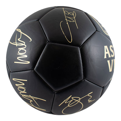 Black - Side - Aston Villa FC Gold Phantom Signature Football