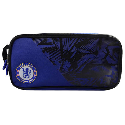 Navy-Red - Front - Chelsea FC Fusion Boot Bag